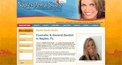 Desktop Screenshot of naplesdentalstudio.com