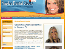 Tablet Screenshot of naplesdentalstudio.com